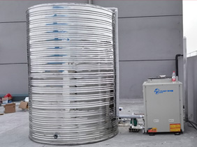 空气能热水器在建筑工地的使用效果